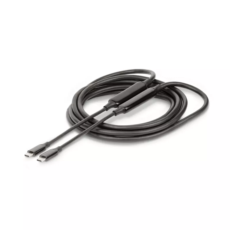 StarTech.com 3m (10ft) Aktywny kabel USB-C, USB 3.2 Gen 2 10Gbps, Długi kabel do przesyłu danych USB Type-C, Zasilanie 60W, 8K 60Hz, DP 1.4 Alt Mode z HBR3/HDR10/MST/DSC 1.2/HDCP 2.2 - Kabel USB C do C