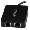 StarTech.com Adapter USB-C na dwa porty Gigabit Ethernet z portem USB (Type-A)
