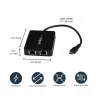 StarTech.com Adapter USB-C na dwa porty Gigabit Ethernet z portem USB (Type-A)