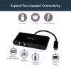 StarTech.com Adapter USB-C na Ethernet z 3-portowym hubem USB 3.0 i Power Delivery