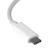 StarTech.com Adapter sieciowy USB-C na Gigabit Ethernet - Biały, przewodowy, USB Type-C, Ethernet, 5000 Mbit/s, Biały