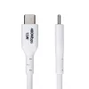 StarTech.com Kabel ładujący USB-A do USB-C 2 m (6,6 stopy), ładowanie i synchronizacja, 3 A, USB 2.0, osłona TPE - biały przewód ładujący USB