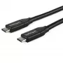 StarTech.com Kabel USB-C na USB-C z PD 5A - M/M - 1 m (3 stopy) - USB 2.0 - certyfikat USB-IF