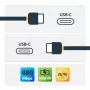 StarTech.com USB-C do USB-C Przewód z 5A PD - M/M - Biały - 2 m (6 stóp) - USB 2.0 - Certyfikowany USB-IF