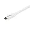 StarTech.com USB-C do USB-C Przewód z 5A PD - M/M - Biały - 2 m (6 stóp) - USB 2.0 - Certyfikowany USB-IF