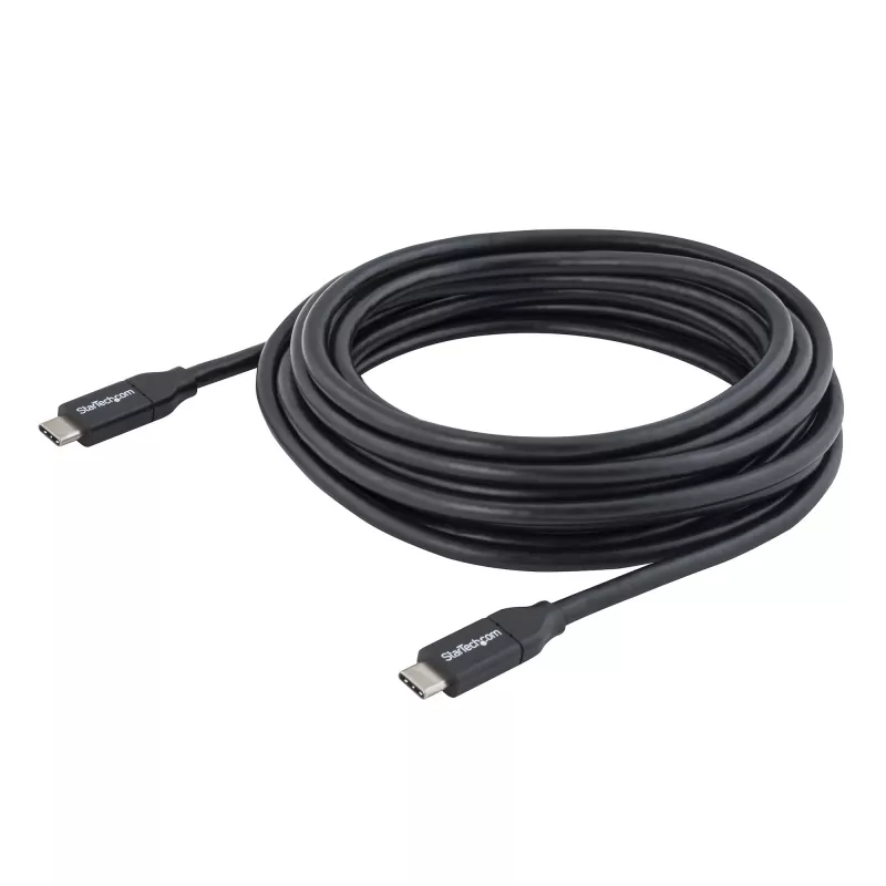 StarTech.com Kabel USB-C z Power Delivery (5 A) – M/M – 4 m – USB 2.0 – certyfikat USB-IF