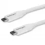 StarTech.com Kabel USB-C na USB-C z 5A PD - M/M - Biały - 4 m (13 stóp) - USB 2.0 - Certyfikat USB-IF