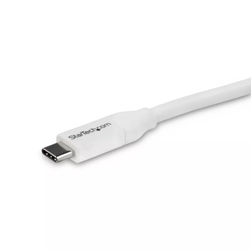 StarTech.com Kabel USB-C na USB-C z 5A PD - M/M - Biały - 4 m (13 stóp) - USB 2.0 - Certyfikat USB-IF