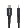 Kabel ładujący StarTech.com 1m (3ft) USB C, kabel USB-C, przewód ładujący USB 2.0 Type-C do laptopa, 60W 3A Power Delivery, powłoka TPE, kabel do transferu danych USB-C, M/M