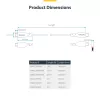 StarTech.com 1m (3.3ft) Biały Kabel Ładujący USB-C, Kabel USB C, Przewód Ładowarki USB 2.0 Type-C do Laptopa, 60W 3A Power Delivery, Płaszcz TPE, Kabel do Transferu Danych USB-C, M/M