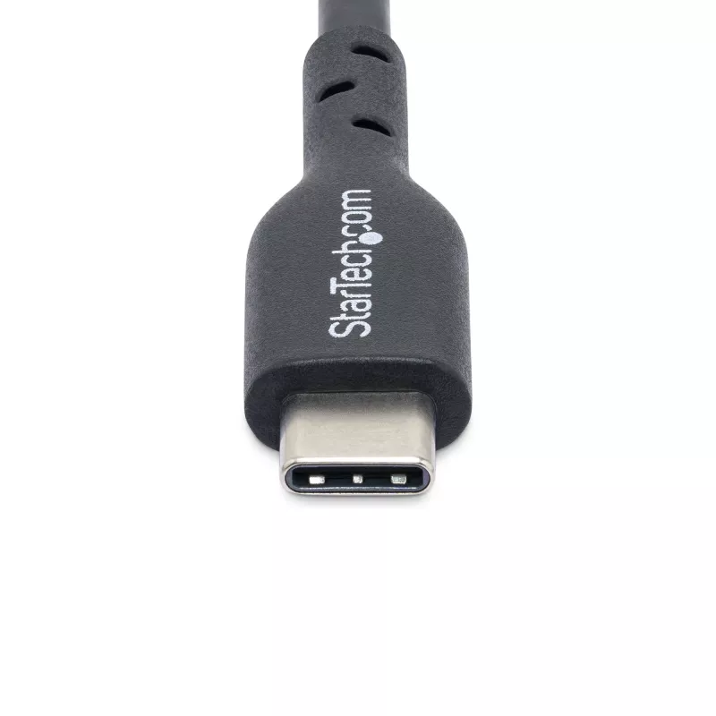 StarTech.com 2m (6ft) Kabel ładujący USB C, kabel USB-C, przewód ładujący do laptopa USB 2.0 Type-C, 60W 3A Power Delivery, osłona TPE, kabel do przesyłu danych USB-C, M/M