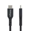 StarTech.com 3m (9.8ft) Kabel do ładowania USB-C, kabel USB C, przewód do ładowania laptopa USB 2.0 Type-C, 60W 3A Power Delivery, płaszcz TPE, kabel do przesyłania danych USB-C, M/M