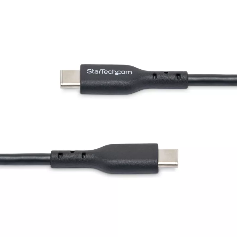 StarTech.com 3m (9.8ft) Kabel do ładowania USB-C, kabel USB C, przewód do ładowania laptopa USB 2.0 Type-C, 60W 3A Power Delivery, płaszcz TPE, kabel do przesyłania danych USB-C, M/M