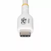 StarTech.com 2m Biały Kabel Ładujący USB-C, Certyfikowany USB-IF Kabel USB C, 240W PD EPR, USB 2.0 Type-C Przewód Zasilający Laptop, Kabel Transferu Danych USB-C, Osłona TPE