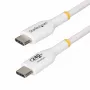 StarTech.com 3m biały kabel ładujący USB-C, certyfikat USB-IF, kabel USB C 240W PD EPR, kabel USB 2.0 Type-C do ładowarki laptopa, kabel do transmisji danych USB-C, płaszcz TPE
