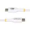 StarTech.com 3m biały kabel ładujący USB-C, certyfikat USB-IF, kabel USB C 240W PD EPR, kabel USB 2.0 Type-C do ładowarki laptopa, kabel do transmisji danych USB-C, płaszcz TPE