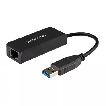 StarTech.com USB 3.0 do Gigabit Ethernet – adapter sieciowy, 10/100/1000 Mb/s, USB na RJ45, adapter USB 3.0 do LAN, adapter Ethernet USB 3.0 (GbE), zgodny z TAA