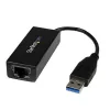 StarTech.com USB 3.0 do Gigabit Ethernet – adapter sieciowy, 10/100/1000 Mb/s, USB na RJ45, adapter USB 3.0 do LAN, adapter Ethernet USB 3.0 (GbE), zgodny z TAA