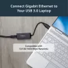 StarTech.com USB 3.0 do Gigabit Ethernet – adapter sieciowy, 10/100/1000 Mb/s, USB na RJ45, adapter USB 3.0 do LAN, adapter Ethernet USB 3.0 (GbE), zgodny z TAA