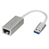 StarTech.com Adapter sieciowy USB 3.0 do Gigabit Ethernet - Srebrny, Przewodowy, USB, Ethernet, 2000 Mbit/s, Srebrny