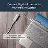 StarTech.com Adapter sieciowy USB 3.0 do Gigabit Ethernet - Srebrny, Przewodowy, USB, Ethernet, 2000 Mbit/s, Srebrny