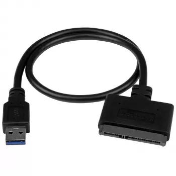 StarTech.com Adapter kablowy USB 3.1 do 2,5-calowego dysku twardego SATA – USB 3.1 Gen 2 10 Gb/s z UASP, zewnętrzny konwerter pamięci HDD/SSD