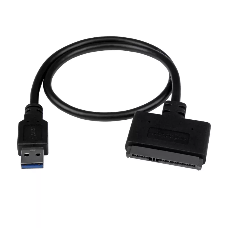 StarTech.com Adapter kablowy USB 3.1 do 2,5-calowego dysku twardego SATA – USB 3.1 Gen 2 10 Gb/s z UASP, zewnętrzny konwerter pamięci HDD/SSD