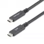 StarTech.com 6 ft (1.8 m) Kabel USB C na USB C - 5A, 100W PD 3.0 - Certyfikowany Works With Chromebook - Certyfikat USB-IF - M/M - USB 3.0 5Gbps - Kabel ładujący USB C - Kabel USB Type C