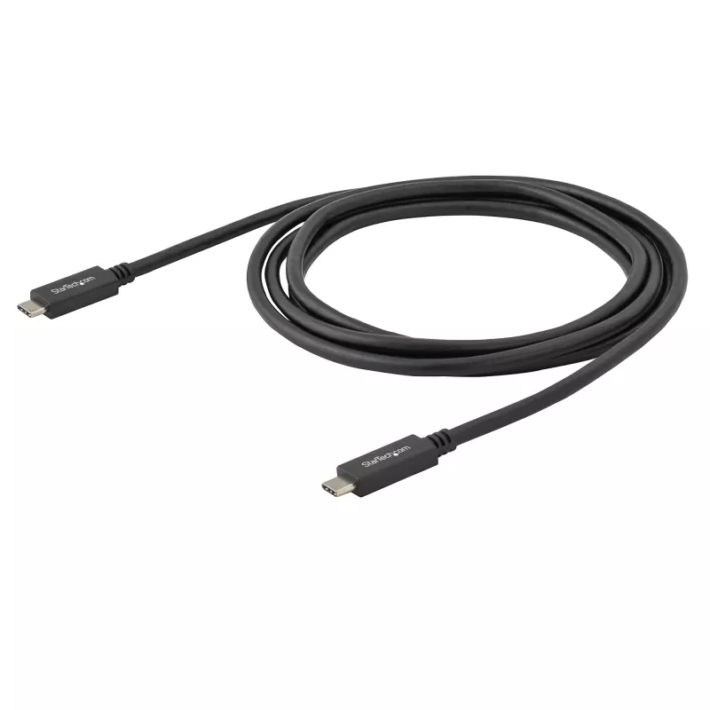 StarTech.com kabel USB-C z zasilaniem (3A) - M/M - 2 m - USB 3.0 - certyfikat USB-IF