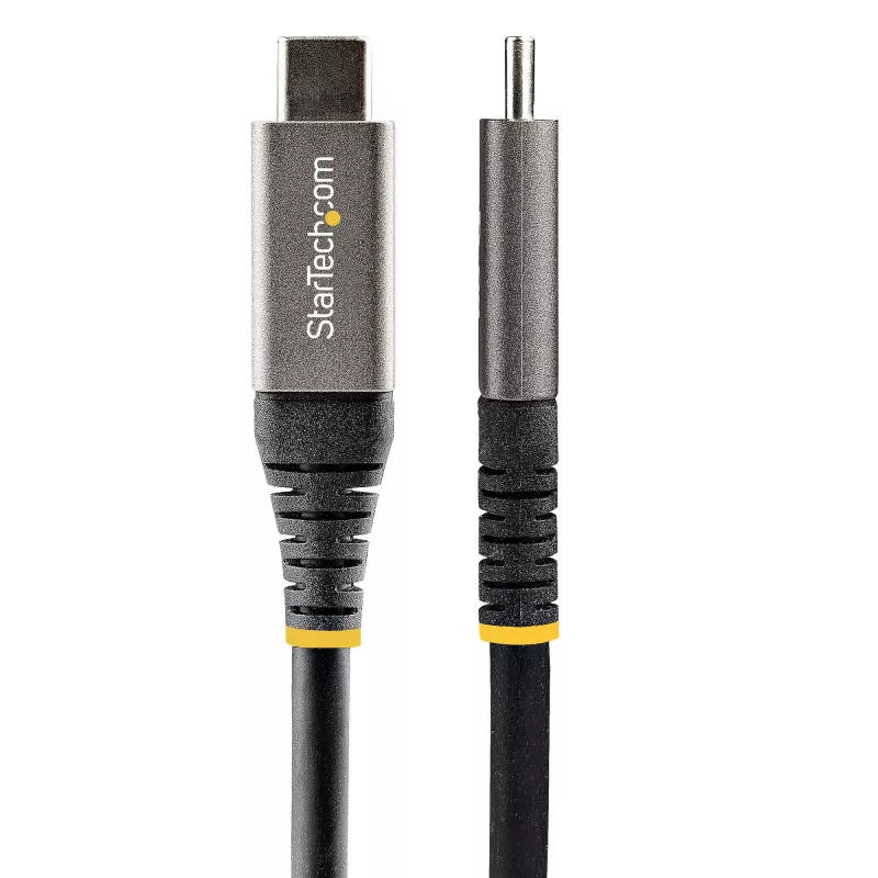 StarTech.com Kabel USB-C 2m 5Gbps – wysokiej jakości kabel USB-C – kabel USB 3.0 (5Gbps) typu C – ładowanie Power Delivery 100W (5A), DP Alt Mode – przewód USB-C do USB-C – ładowanie i synchronizacja