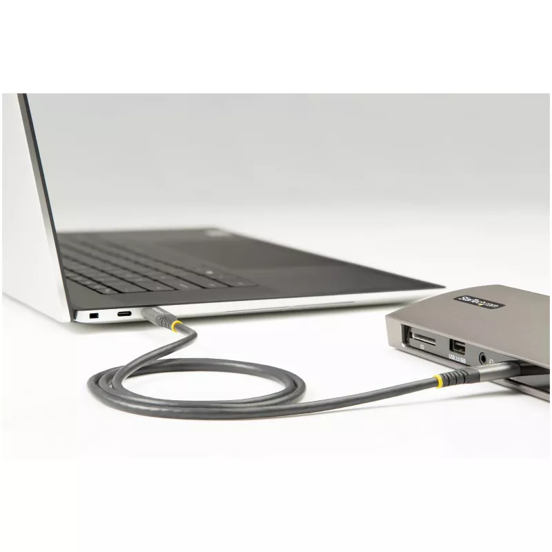 StarTech.com Kabel USB-C 2m 5Gbps – wysokiej jakości kabel USB-C – kabel USB 3.0 (5Gbps) typu C – ładowanie Power Delivery 100W (5A), DP Alt Mode – przewód USB-C do USB-C – ładowanie i synchronizacja