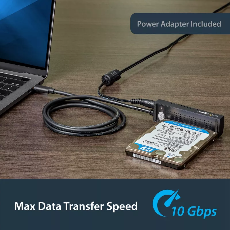 StarTech.com adapter kablowy USB 3.1 (10 Gb/s) dla dysków SATA 2,5”/3,5” - USB-C