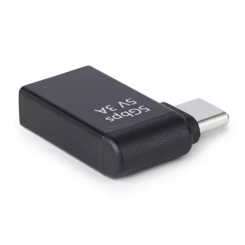 Przejściówka kątowa USB-C na USB-A StarTech.com, USB 5 Gb/s, kompaktowa przejściówka męski USB-C na żeński USB-A, obudowa metalowa, M/Ż