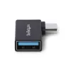 Przejściówka kątowa USB-C na USB-A StarTech.com, USB 5 Gb/s, kompaktowa przejściówka męski USB-C na żeński USB-A, obudowa metalowa, M/Ż