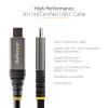 StarTech.com Kabel USB C o długości 3 stóp (1 m) 10 Gb/s - certyfikat USB-IF - kabel USB 3.1 typu C - ładowanie Power Delivery 100 W (5 A), tryb alternatywny DP - przewód USB C do C - ładowanie i synchronizacja