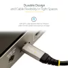 StarTech.com Kabel USB C o długości 3 stóp (1 m) 10 Gb/s - certyfikat USB-IF - kabel USB 3.1 typu C - ładowanie Power Delivery 100 W (5 A), tryb alternatywny DP - przewód USB C do C - ładowanie i synchronizacja