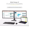 StarTech.com Kabel USB C o długości 3 stóp (1 m) 10 Gb/s - certyfikat USB-IF - kabel USB 3.1 typu C - ładowanie Power Delivery 100 W (5 A), tryb alternatywny DP - przewód USB C do C - ładowanie i synchronizacja
