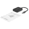 StarTech.com USB 3.0 do adaptera sieciowego Ethernet z dwoma portami gigabitowymi z portem USB