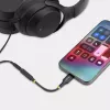 StarTech.com 5in (12,7 cm) Adapter audio USB-C na 3,5 mm TRRS do słuchawek/zestawu słuchawkowego, klucz sprzętowy USB Type-C Aux, 32-bitowy DAC, obsługa USB-C/Thunderbolt, laptop/telefon/tablet
