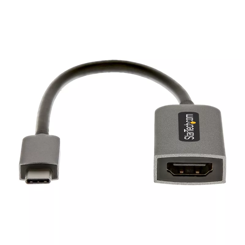 StarTech.com Adapter USB-C do HDMI, wideo 4K 60Hz, HDR10, klucz sprzętowy USB-C do HDMI, kompatybilny z USB4/Thunderbolt