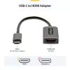 StarTech.com Adapter USB-C do HDMI, wideo 4K 60Hz, HDR10, klucz sprzętowy USB-C do HDMI, kompatybilny z USB4/Thunderbolt