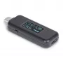 StarTech.com Tester zasilania USB-C, multimetr cyfrowy, dwukierunkowy miernik napięcia i prądu, do 240 W PD EPR, przenośny tester zasilania kabli i portów USB-C