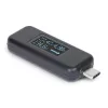 StarTech.com Tester zasilania USB-C, multimetr cyfrowy, dwukierunkowy miernik napięcia i prądu, do 240 W PD EPR, przenośny tester zasilania kabli i portów USB-C
