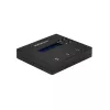 StarTech.com Samodzielny duplikator i kasownik 1 na 2 USB Thumb Drive, kopiarka wielu dysków flash USB, kopiowanie systemu i plików oraz całego dysku z prędkością 1,5 GB/min, pojedyncze i 3-przebiegowe kasowanie, wyświetlacz LCD - TAA