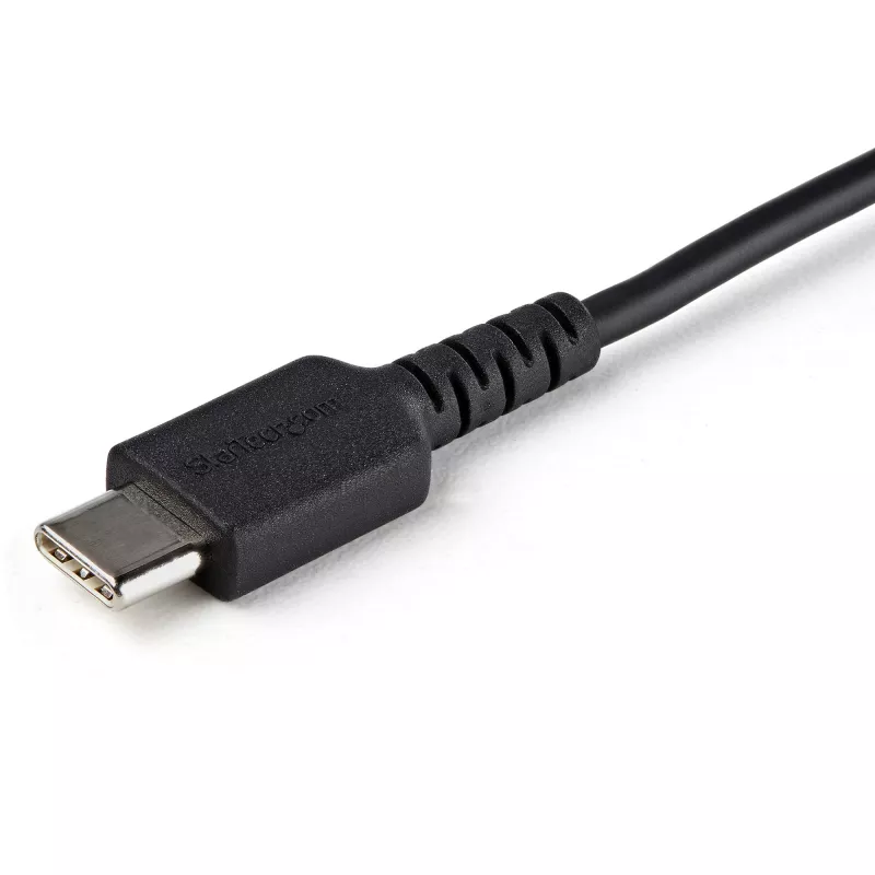 StarTech.com Kabel ładujący zabezpieczony 0,9 m (3 stopy) – USB-A na USB-C, blokada danych, tylko ładowanie – Kabel zasilający bez transmisji danych do telefonu/tabletu – adapter kablowy USB chroniący dane