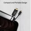 Kabel wideo adaptera Unitek Mini DisplayPort na HDMI 2 m, HDMI 1.4, 4K@30Hz, HDCP 2.0, pozłacane styki, czarny