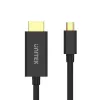Kabel wideo adaptera Unitek Mini DisplayPort na HDMI 2 m, HDMI 1.4, 4K@30Hz, HDCP 2.0, pozłacane styki, czarny