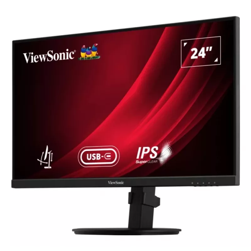 Monitor komputerowy Viewsonic VG Series VG2409-MHDU-2 60,5 cm (23,8 cala) 1920 x 1080 pikseli Full HD LED Czarny