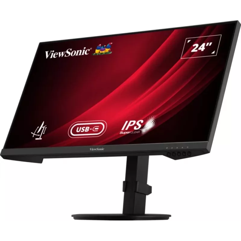 Monitor komputerowy Viewsonic VG Series VG2409-MHDU-2 60,5 cm (23,8 cala) 1920 x 1080 pikseli Full HD LED Czarny