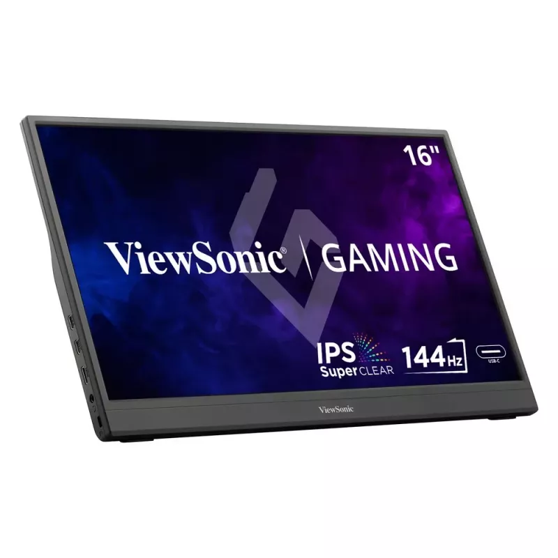 Viewsonic VX1654 przenośny telewizor/monitor Przenośny monitor Czarny 39.6 cm (15.6 cala) LED 1920 x 1080 pikseli